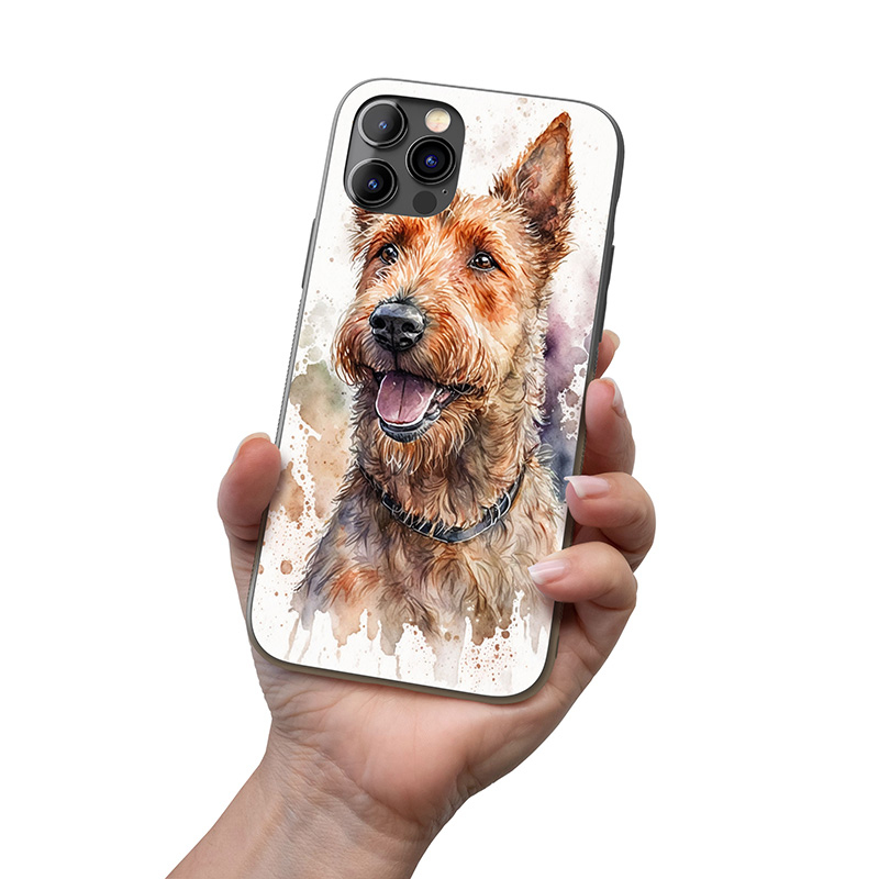 Irský teriér akvarel