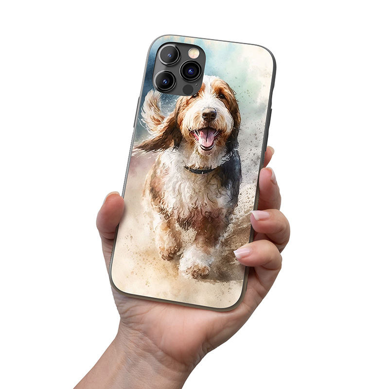 Velký basset Griffon Vendéen akvarel