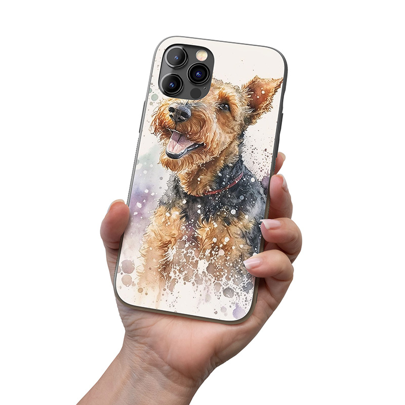 Velšský teriér akvarel