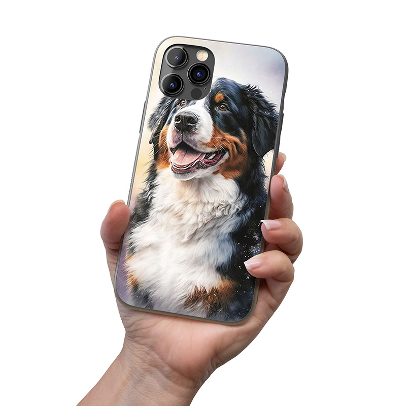 Bernský salašnický pes akvarel