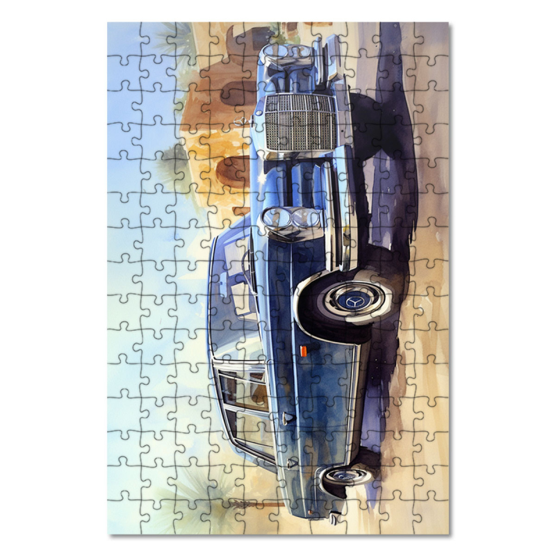 Dřevěné puzzle Mercedes Benz 600