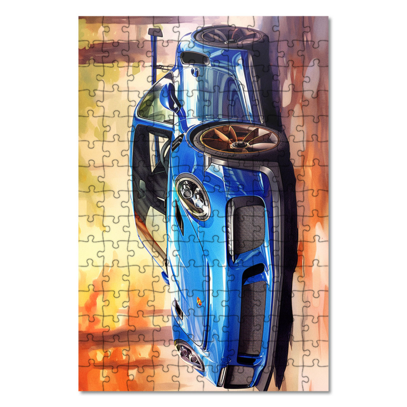 Dřevěné puzzle Porsche 911 GT3 RS