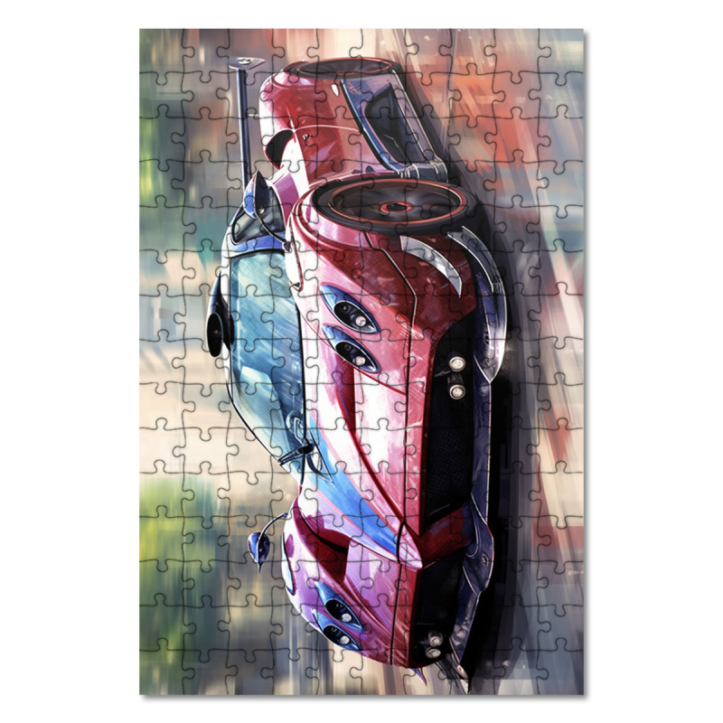 Dřevěné puzzle Pagani Zonda C12 2