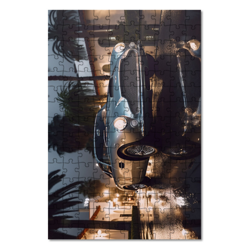 Dřevěné puzzle Aston Martin DB4 GT Zagato