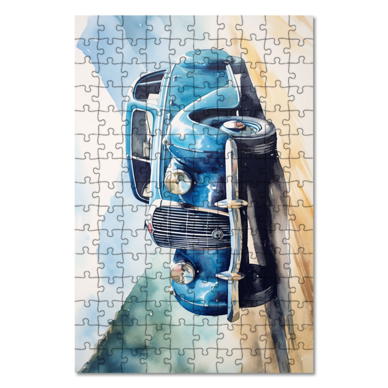 Dřevěné puzzle Delahaye 135 Sport