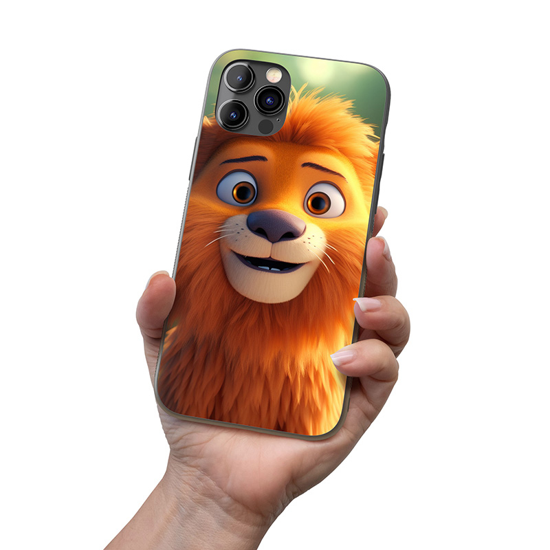 Kryt na mobil Roztomilý animovaný lev 1