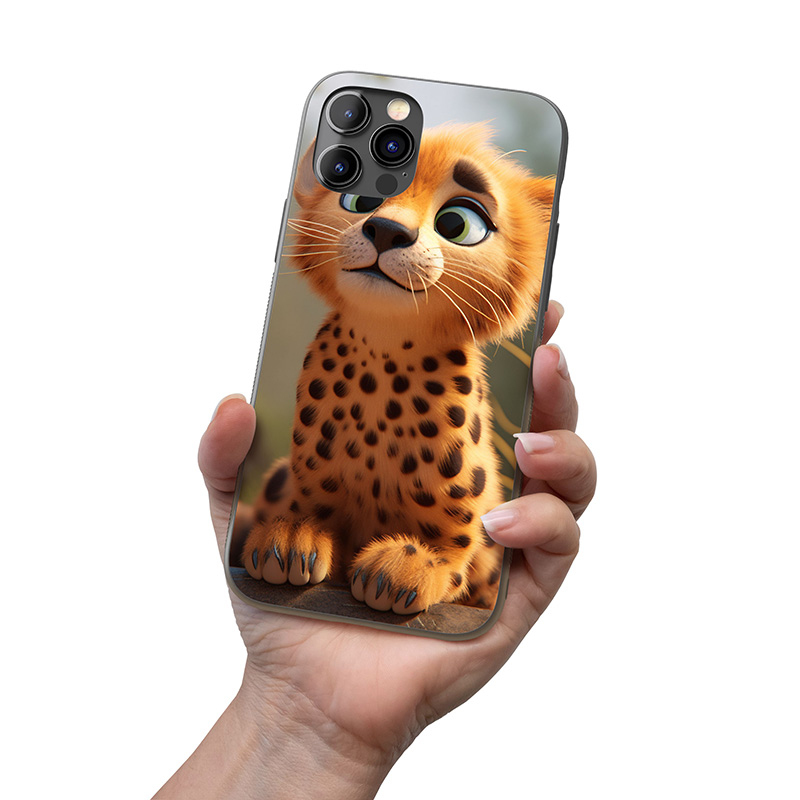 Kryt na mobil Roztomilý animovaný gepard 1
