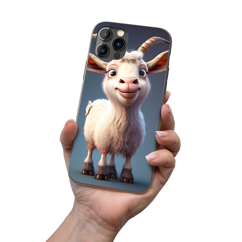 Kryt na mobil Roztomilá animovaná koza 2