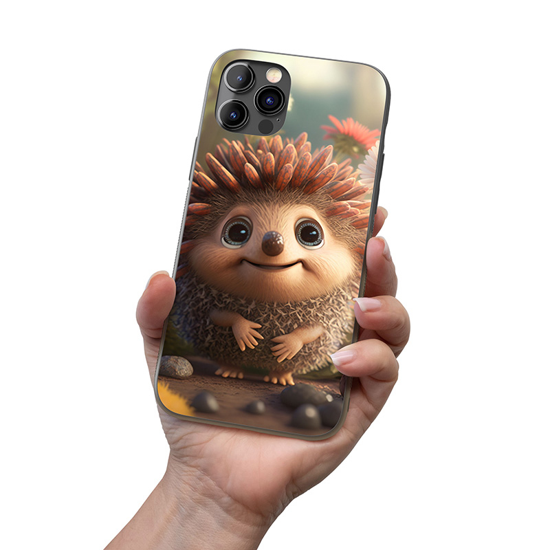 Kryt na mobil Roztomilý animovaný ježek 2