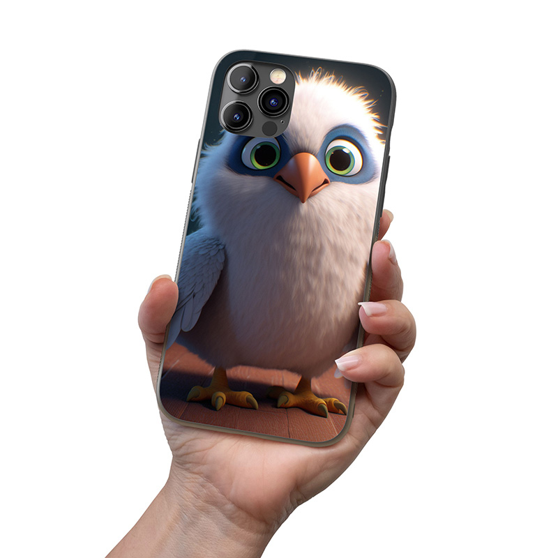 Kryt na mobil Roztomilý animovaný orel 1