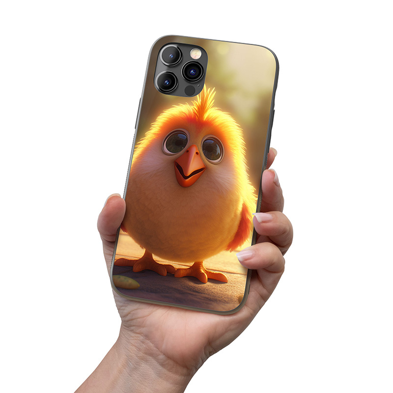 Kryt na mobil Roztomilé animované kuře 1