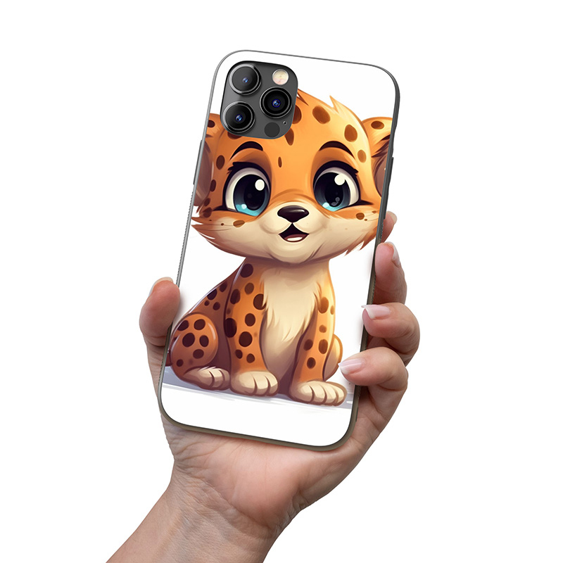 Kryt na mobil Kreslený Leopard