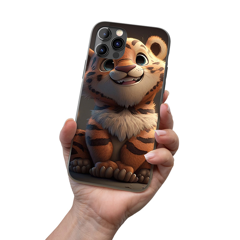 Kryt na mobil Roztomilý animovaný tygr 2