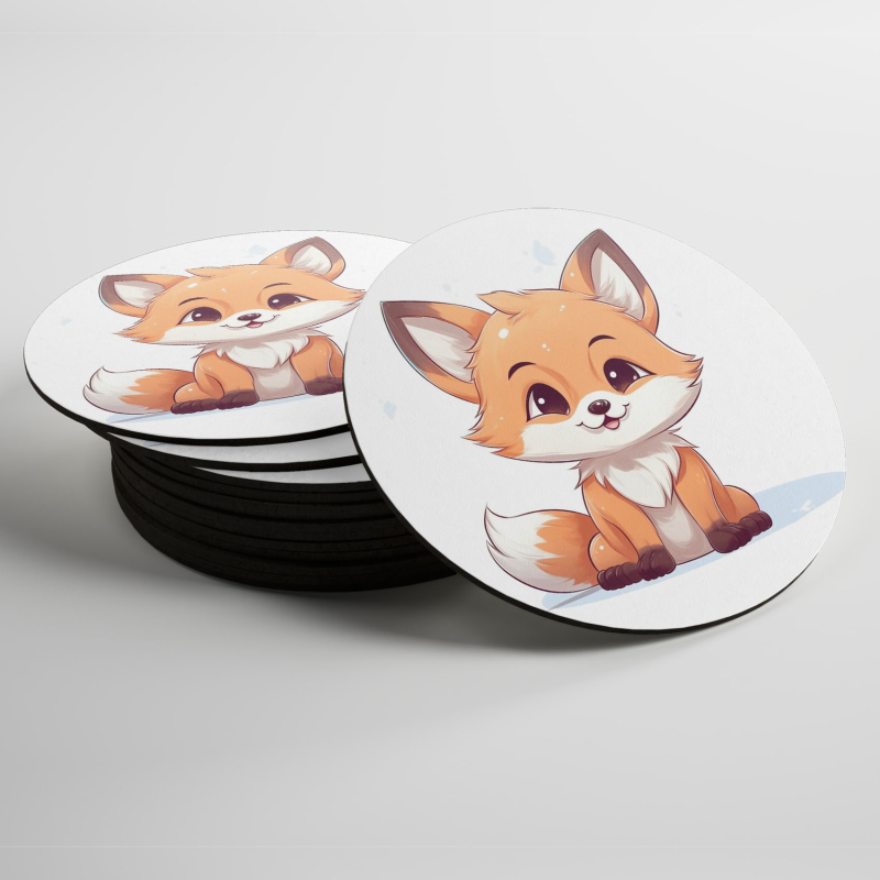 Podtácky Kreslená Liška