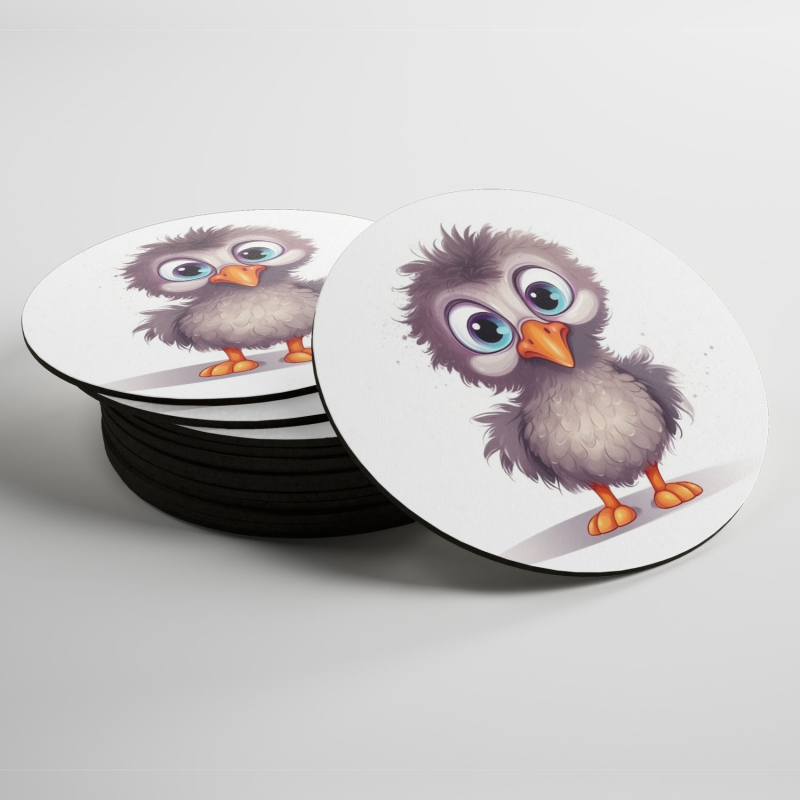 Podtácky Kreslený Pštros