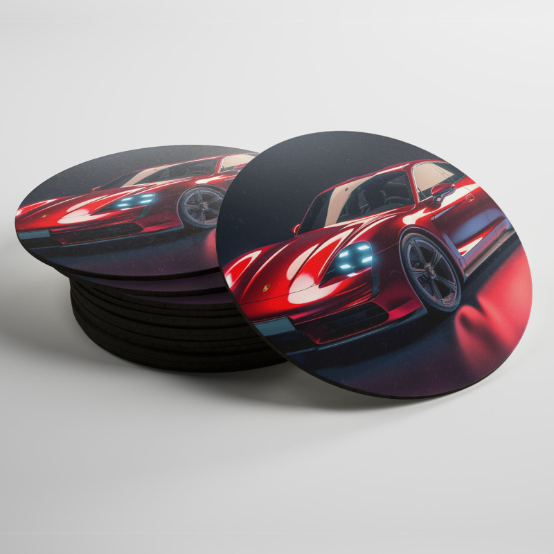 Podtácky Porsche Taycan 1