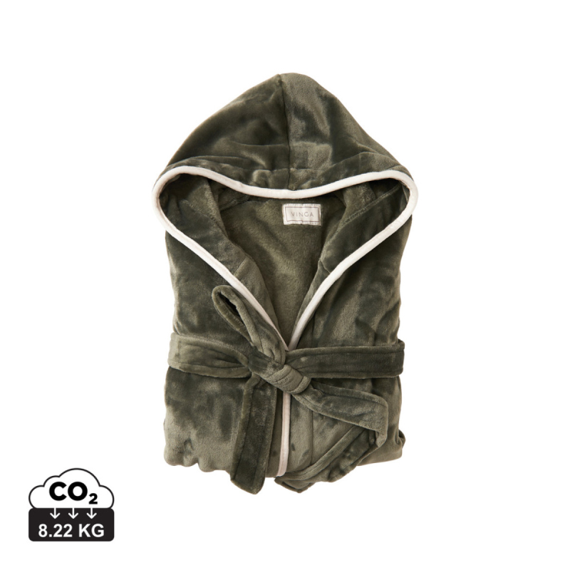 Luxusní župan VINGA Louis z GRS RPET velikost L/XL