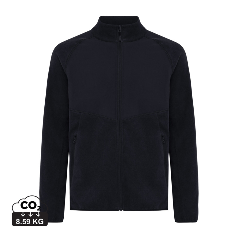 Micro fleece bunda na zip Iqoniq Talung z rec. polyesteru