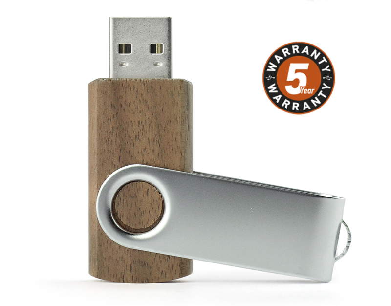 Flash disk TWISTER WALNUT 8 GB
