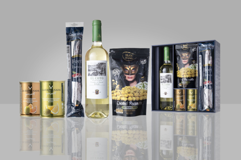 COSTA dárková kazeta delikates s vínem