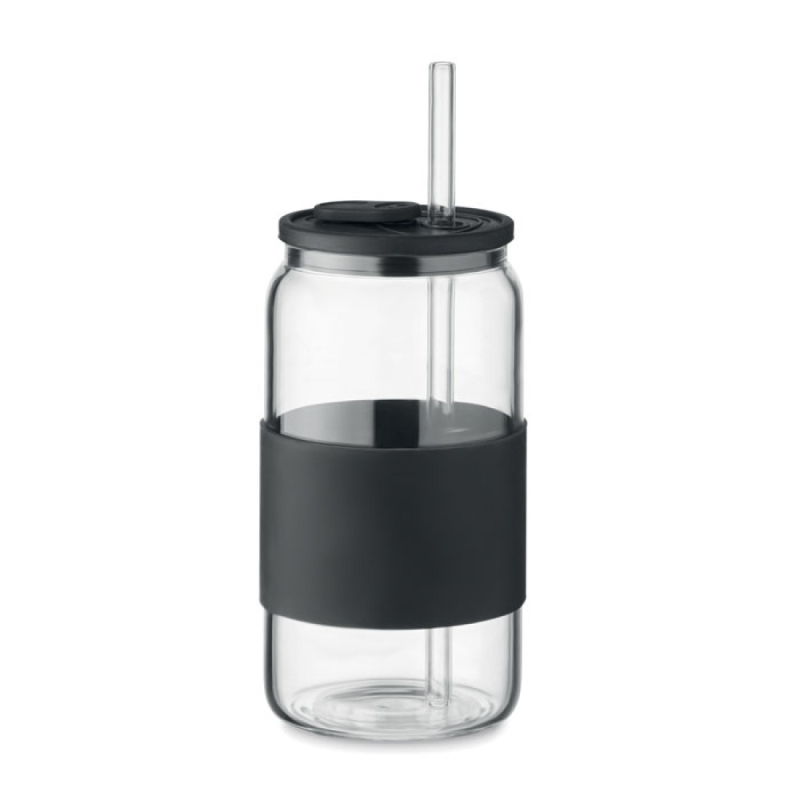 BOROSIP, Borosilikátová sklenice 550ml s br