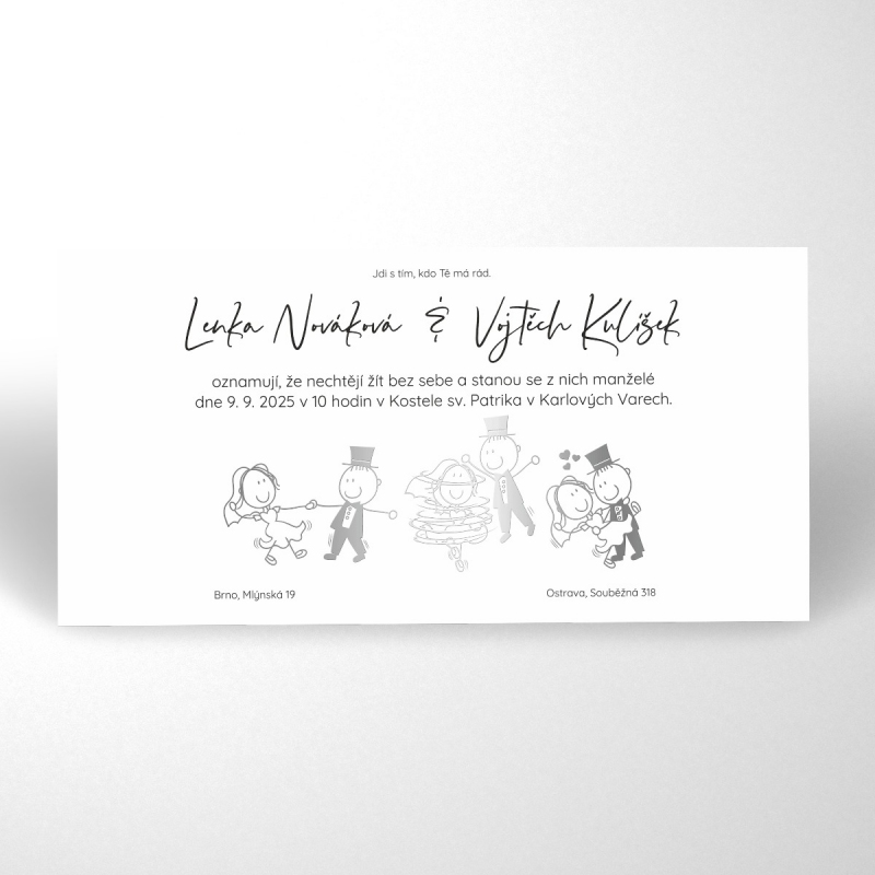 Svatební oznámení FO1249