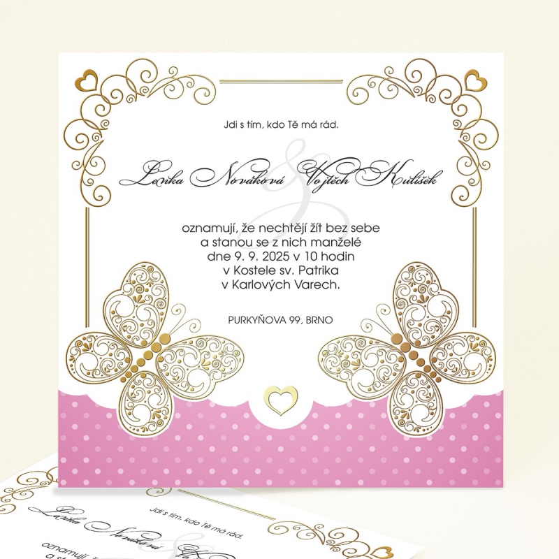 Svatební oznámení FO1251