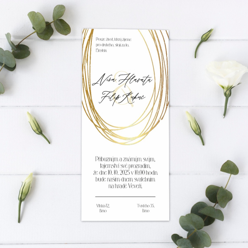 Svatební oznámení FO1275