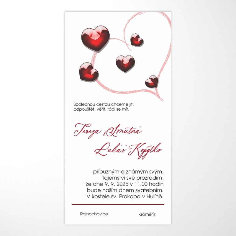 Svatební oznámení FO1281