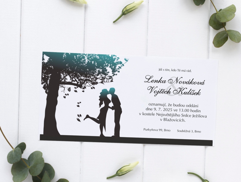 Svatební oznámení KL1710