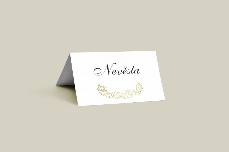 Svatební jmenovka FO1272jm