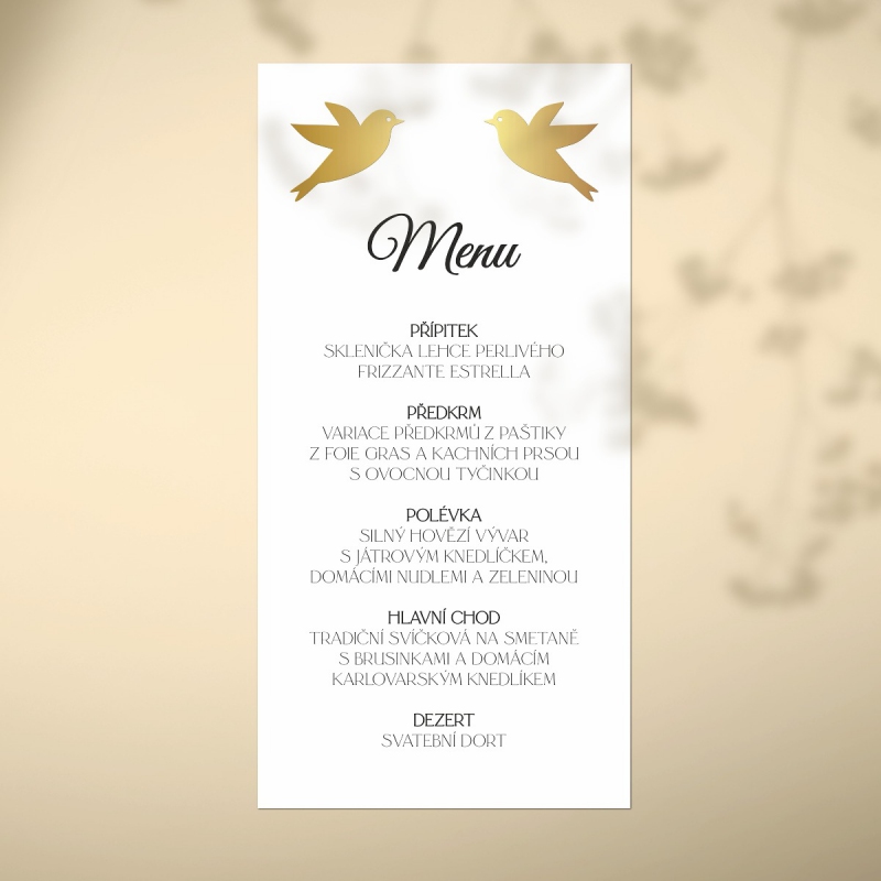 Svatební menu FO1230m