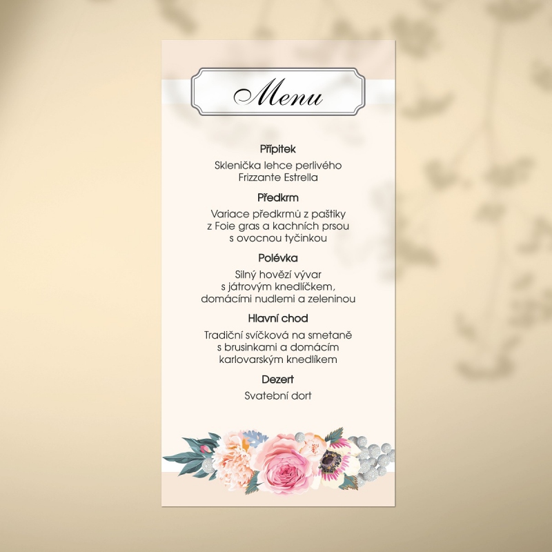 Svatební menu FO1301m