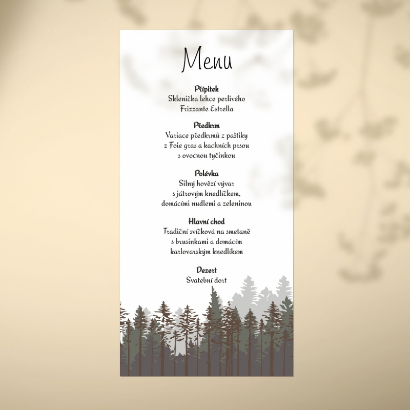 Svatební menu FO1332m