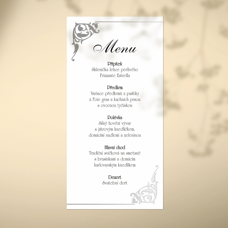 Svatební menu FO1339m