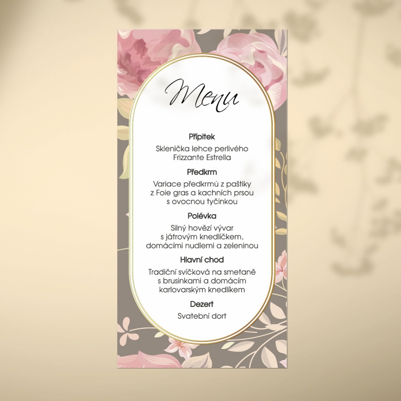 Svatební menu FO1348m