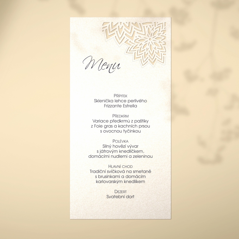 Svatební menu L2159m