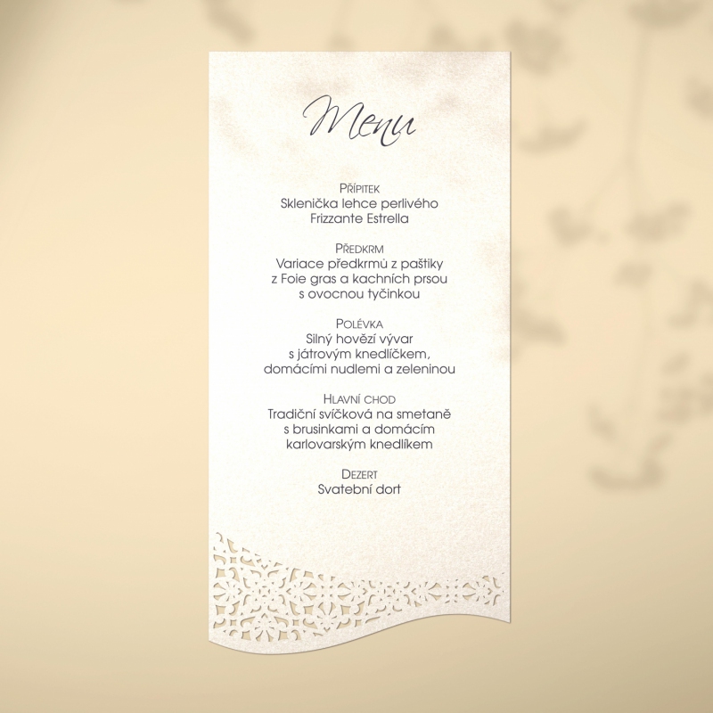 Svatební menu L2177m