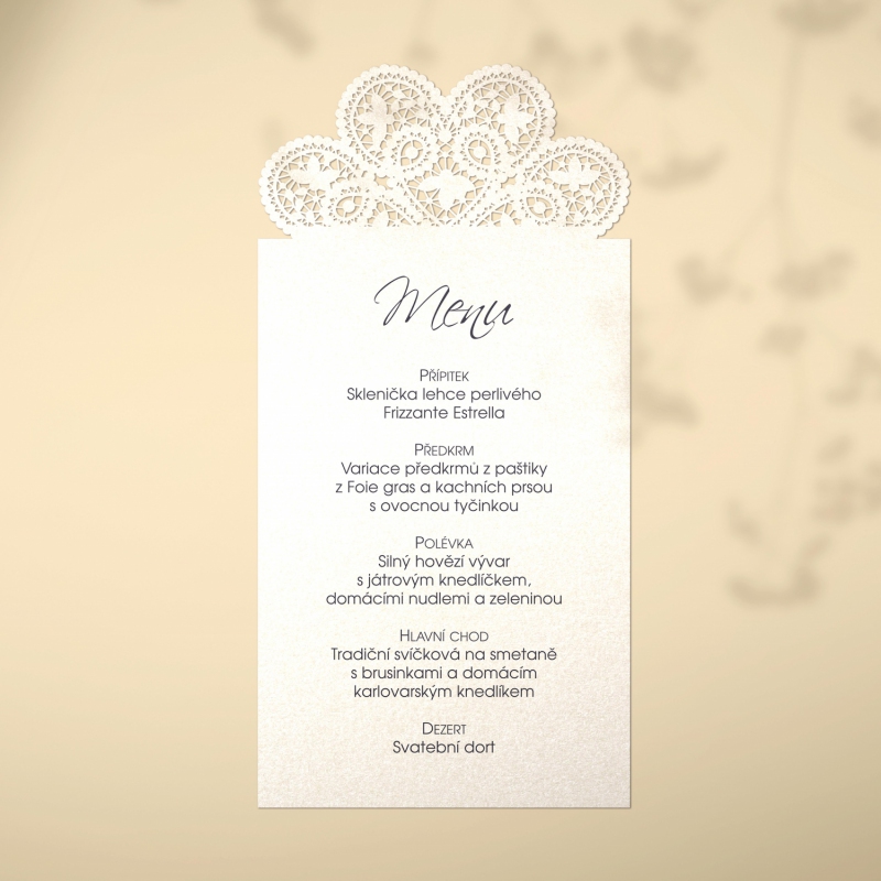 Svatební menu L2186m