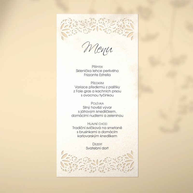 Svatební menu L2196m