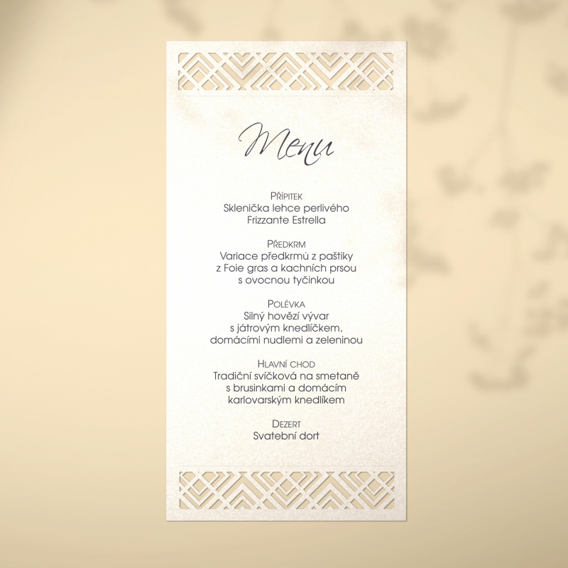 Svatební menu L2222m