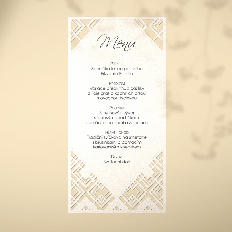 Svatební menu L2246m