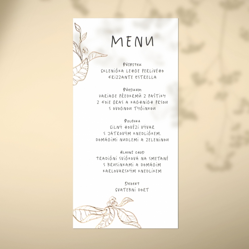 Svatební menu FO20044m