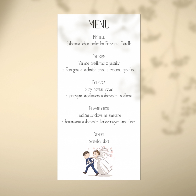 Svatební menu FO20049m