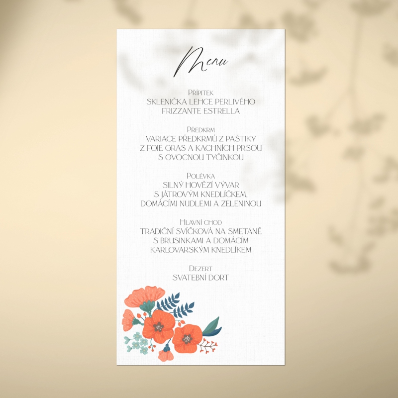 Svatební menu FO20050m