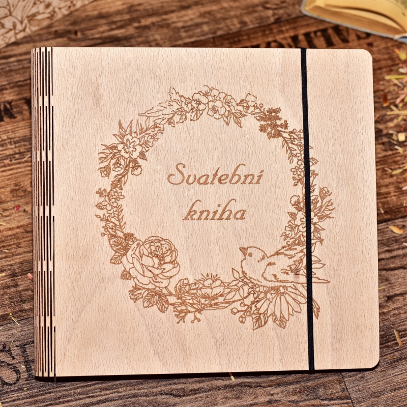 Svatební kniha Čtverec 01