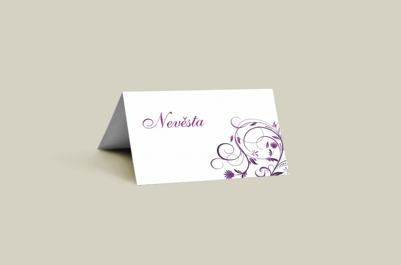 Svatební jmenovka KL1714jm