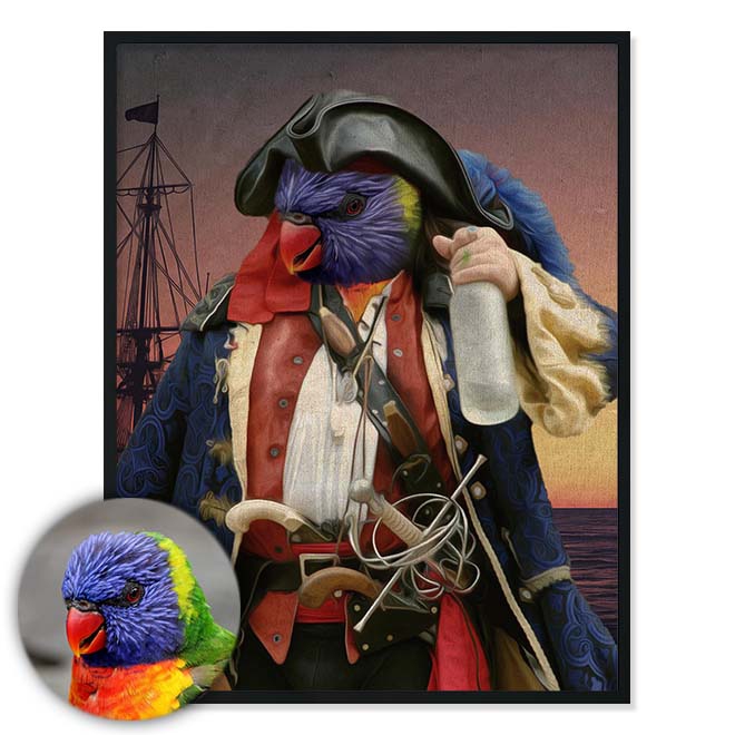 Portrét mazlíčka Pirate