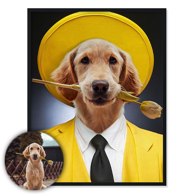 Portrét mazlíčka Yellow