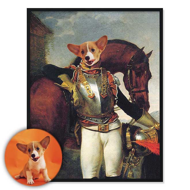 Portrét mazlíčka Cuirassier